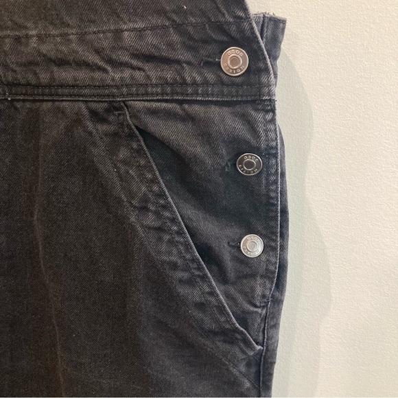 ASOS Sz 20 Adjustable Straps Several Pockets Denim  Overalls in Black - Picture 4 of 15